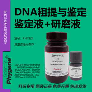 DNA粗提与鉴定实验试剂 二苯安试液AB液 DNA研磨液 生物科研实验