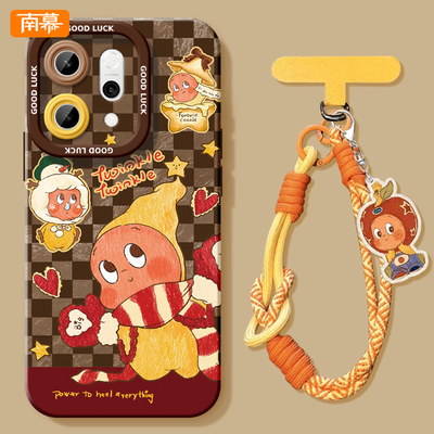 适用oppoReno14手机壳Reno14pro保护套Rone13新款OPPO硅胶12油画星星人11全包10防摔Reon9外壳8挂绳7高级6女5