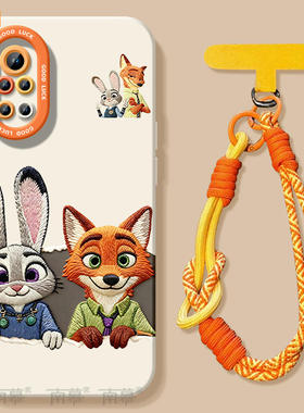 刺绣朱迪尼克适用华为nova8手机壳nove8pro新款noⅴa8SE活力版8i套疯狂动物城情侣n0va狐狸兔子navo防摔n8