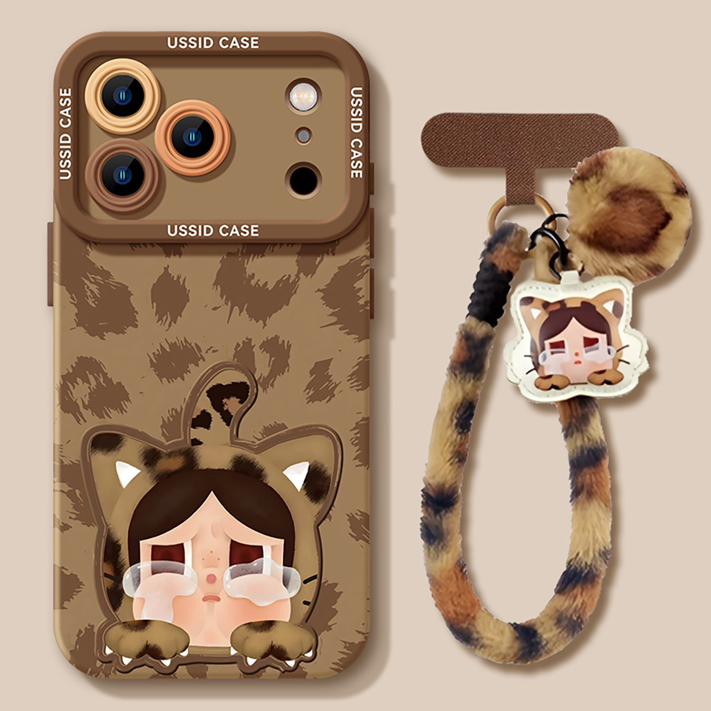 哭哭玩偶适用苹果17手机壳17AIR新款iphone17promax保护套17pro镜头全包17pm高级感16por的15硅胶14带挂绳13