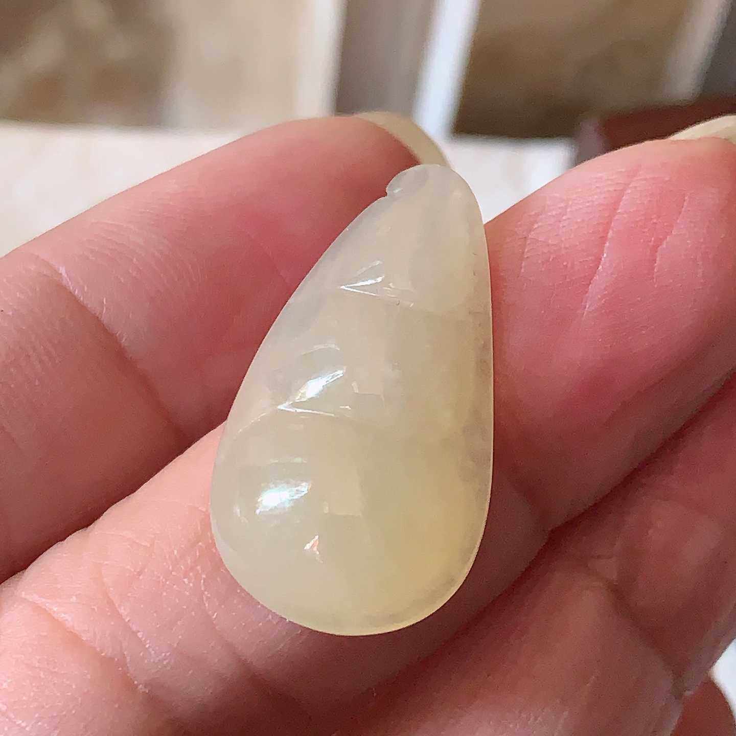 翠都翡翠珠宝天然A货裸石吊坠镶嵌面送证书冰种黄翡四季豆500070