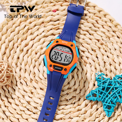 学生手表青少年多功能电子表男女款高颜值防水夜光运动电子手表