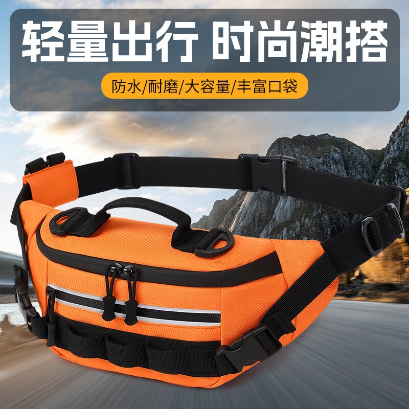 跨境胸包 新款户外运动多功能男腰包