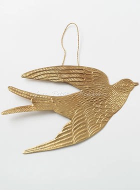 les petits bonheurs｜日本COTTAGE作复古风金色家居装饰挂饰