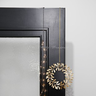 INS风北欧风简约黄铜挂钩 bonheurs}现货日本shesay {Les petits