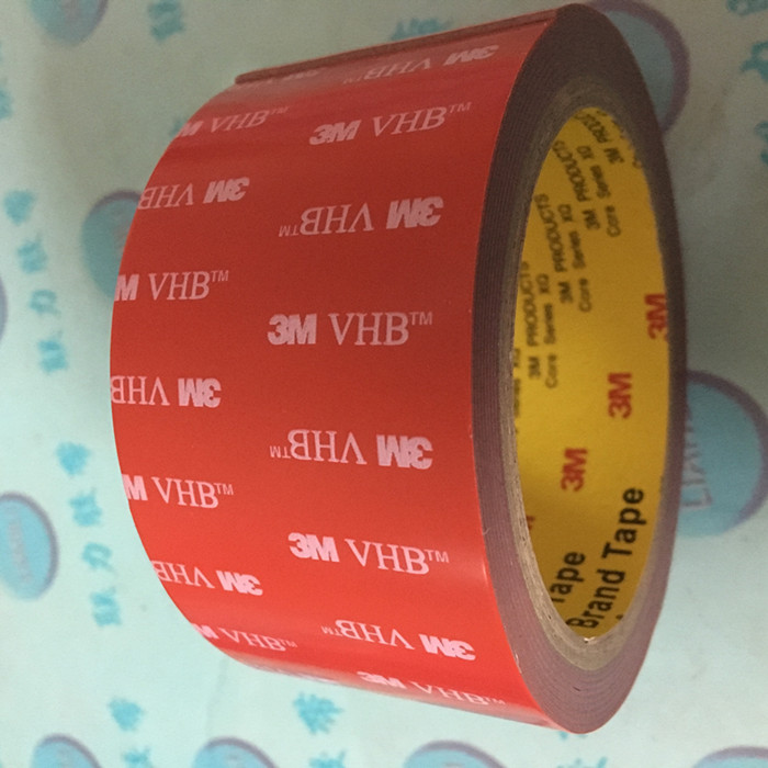 3M原装正品 3MVHB 灰色泡棉汽车泡棉胶双面胶 宽任意*长3米长