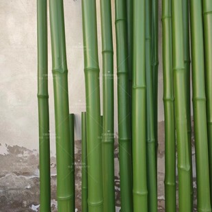 仿真绿色竹竿婚礼各场景高端装置新红竹子竹筒可定制直径长度颜色