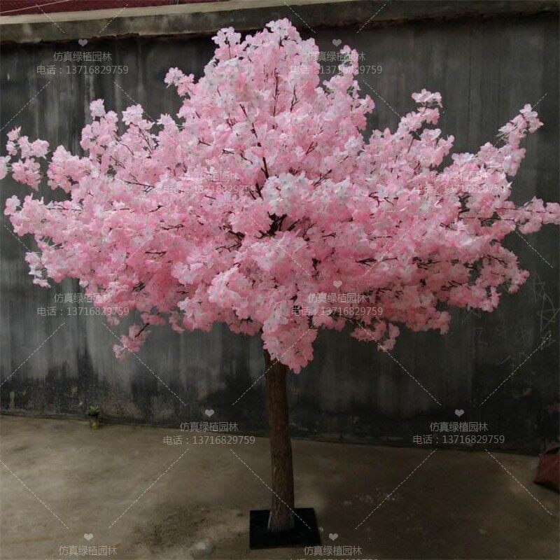 仿真樱花树大型桃花树许愿树室内酒店商场装饰造景植物婚庆包邮