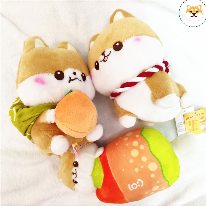 豆包狗秋田犬毛绒公仔玩具布娃娃