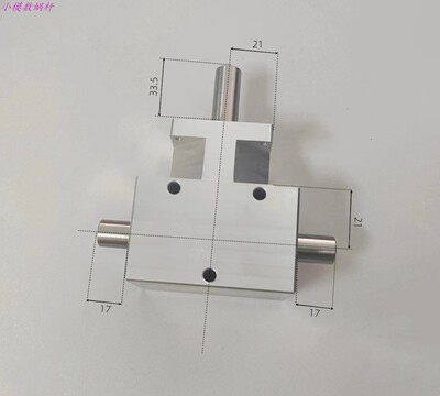 十字12型电机轴箱齿轮小型配件减速箱铝外壳T马达11机加工:定制