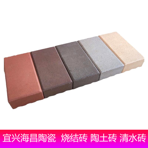 陶土砖透水砖烧结砖陶土烧结砖