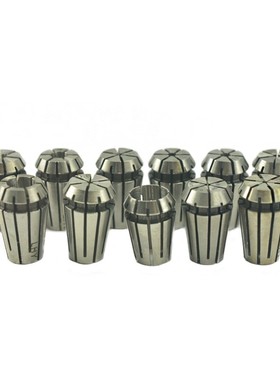 数控弹簧夹头ER11筒夹规格钻套夹持范围0.5至8mm高精度检测ER夹套