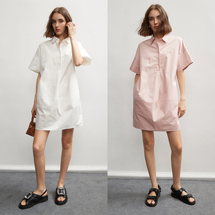 秘密盒子态度廓形(二类)高级蚕茧型透气爽滑高支细斜纹连衣裙