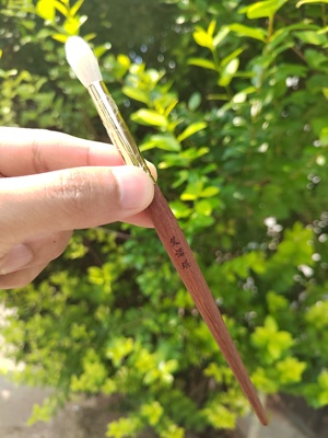 艾诺琪化妆刷光橙茶系列F204细光峰羊毛晕染刷鼻影刷动物毛微瑕疵