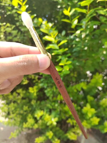艾诺琪化妆刷光橙茶系列F204细光峰羊毛晕染刷鼻影刷动物毛微瑕疵