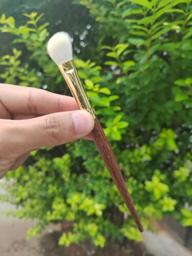 艾诺琪化妆刷光橙茶系列f202羊毛斜角眼影刷鼻影刷实木柄微瑕疵款