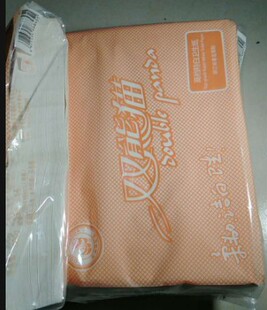 双熊猫新款300克平板卫生纸16包江浙沪皖免邮厕纸草纸有发票