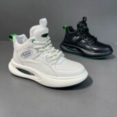 冬季 厚底加绒保暖休闲鞋 舒适透气不臭脚牛皮男士 枫之时尚 高帮鞋 潮