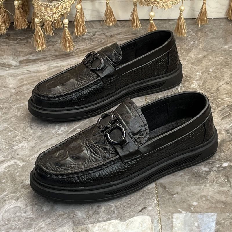 枫之时尚秋季厚底增高休闲鞋耐磨舒适牛皮个性另类男士豆豆鞋压花,流行男鞋,乐福鞋（豆豆鞋）,淘宝优惠券,粉丝福利购,淘宝优惠卷