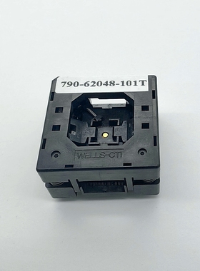 790-62048-101T测试座Wells-cti原装QFN48IC座 尺寸6X6/0.4MM