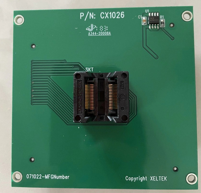 DX1026烧录器测试座编程座SUPERPRO 6100N SSOP28座DX1026