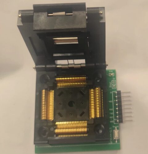 st10编程器 st10f272 定做烧录座QFP144 0.5mm专用座子