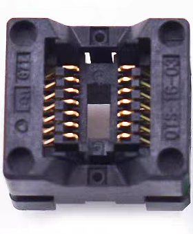 窄体SOP14 测试座 OTS-14(16)-1.27-03宽6.0 烧写插座 Enplas现货