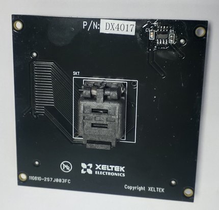 西尔特烧录座DX4017 适配座/希尔特6100N编程座 座子 QFN40 6*6MM