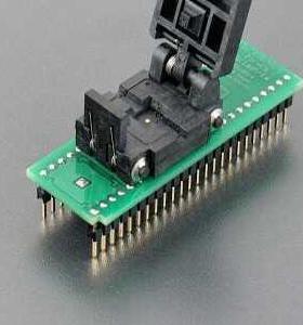 艾科原装烧录座DIL8/QFN8-1 ZIF-CS SFlash-1a 70-1273A QFN8