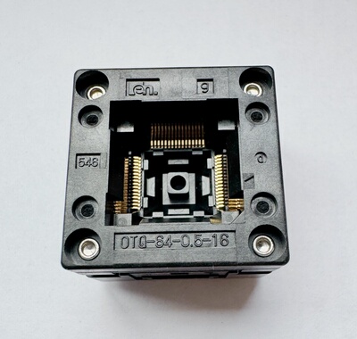 Enplas测试座OTQ-64-0.5-16编程烧录座老化IC插座原装正品 LQFP64