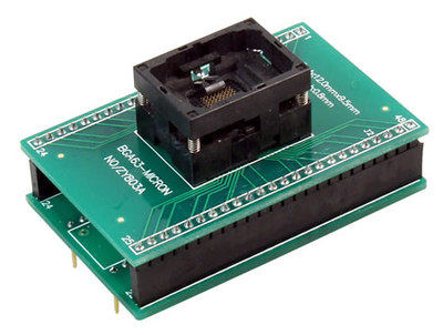 广州周立功SP500UPLUS 专用适配器 ZY803A烧录座 IC座 FBGA63
