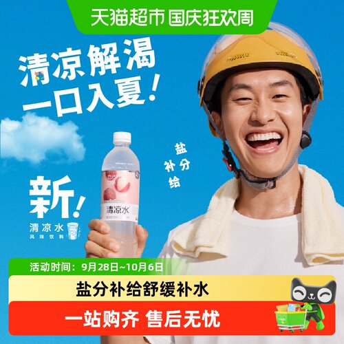 ELECTROX粒刻荔枝竹盐清凉饮料