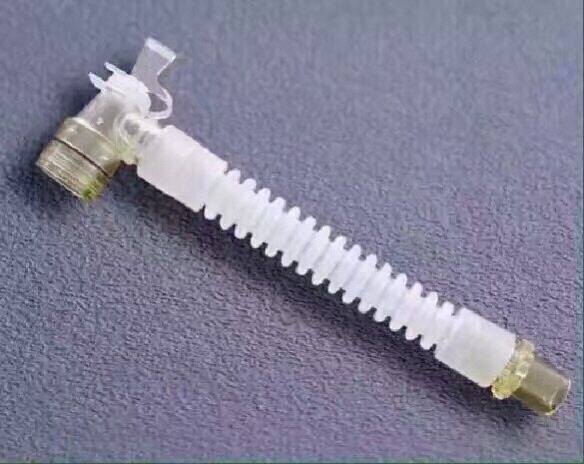 进口呼吸配件机蛇管延长管L型硅胶延长管面罩延长管 麻醉机配件