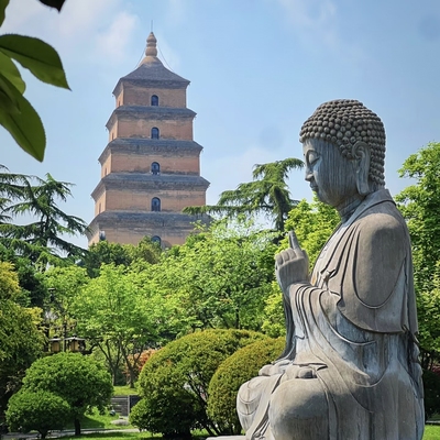 西安大雁塔（慈恩寺）含门票1.5小时讲解 8人/15人/25人团可选.含