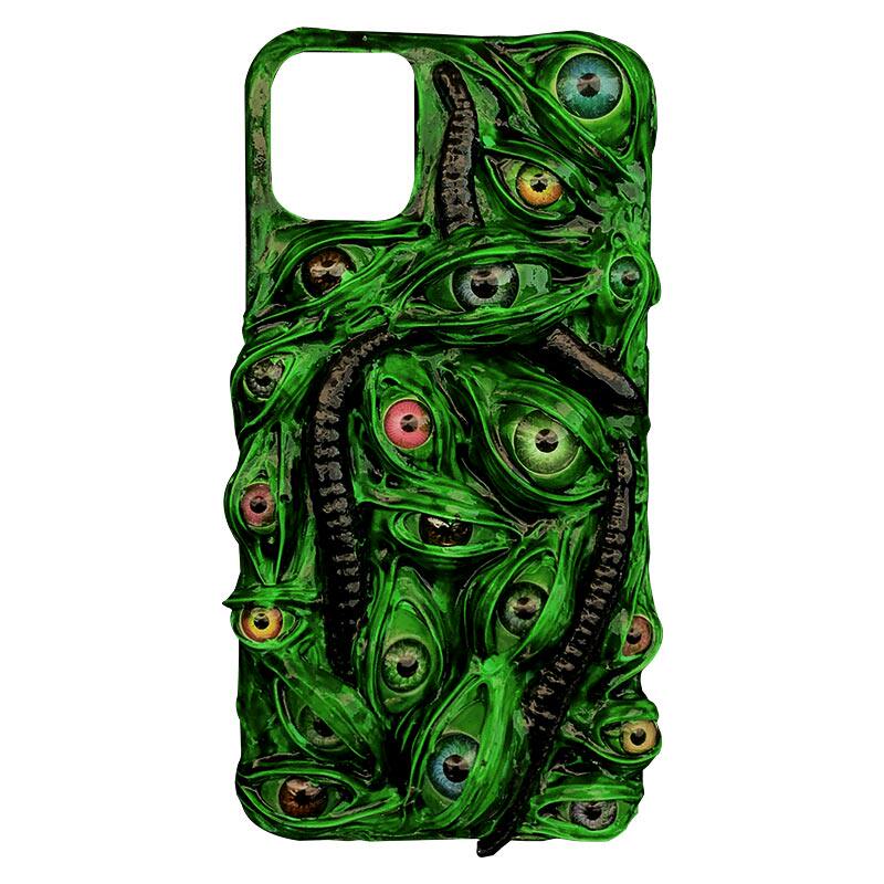 苹果11手机壳潮pro眼睛max恐怖iphonexs华为8plus适用于12重口味