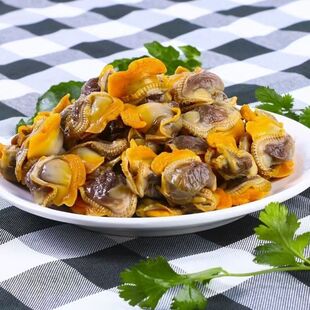 赤贝肉冷冻毛蛤蜊肉毛蚬子毛蚶麻蚶子麻蛤凉拌山葵鲜葱拌菜毛蚶子