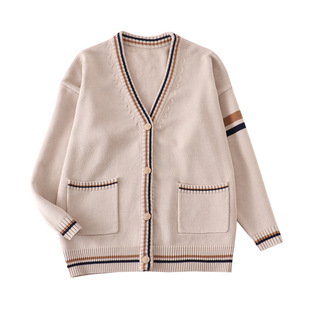 水原町毛衣日系学院JK制服针织开衫DK秋冬外套长袖Anzmo贩卖元气