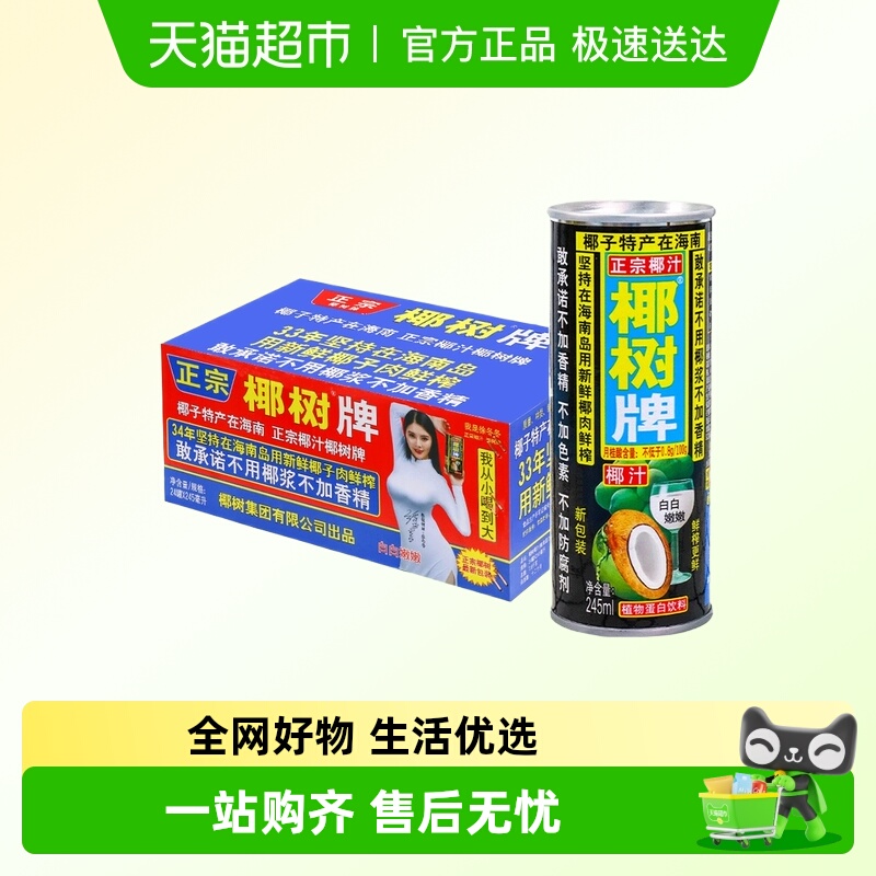 椰树椰汁罐装整箱海南特产