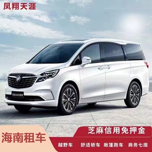 海南三亚海口租车5座7座别克GL8理想特斯拉腾势D9梦想家新能源