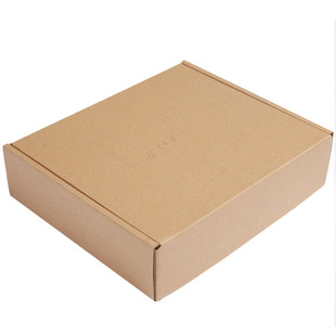 白色飞机盒快递盒扁平长方形纸箱打包材料服装包装纸盒定制白板纸