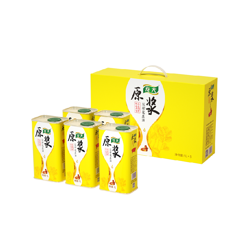 龙大原浆压榨一级花生油