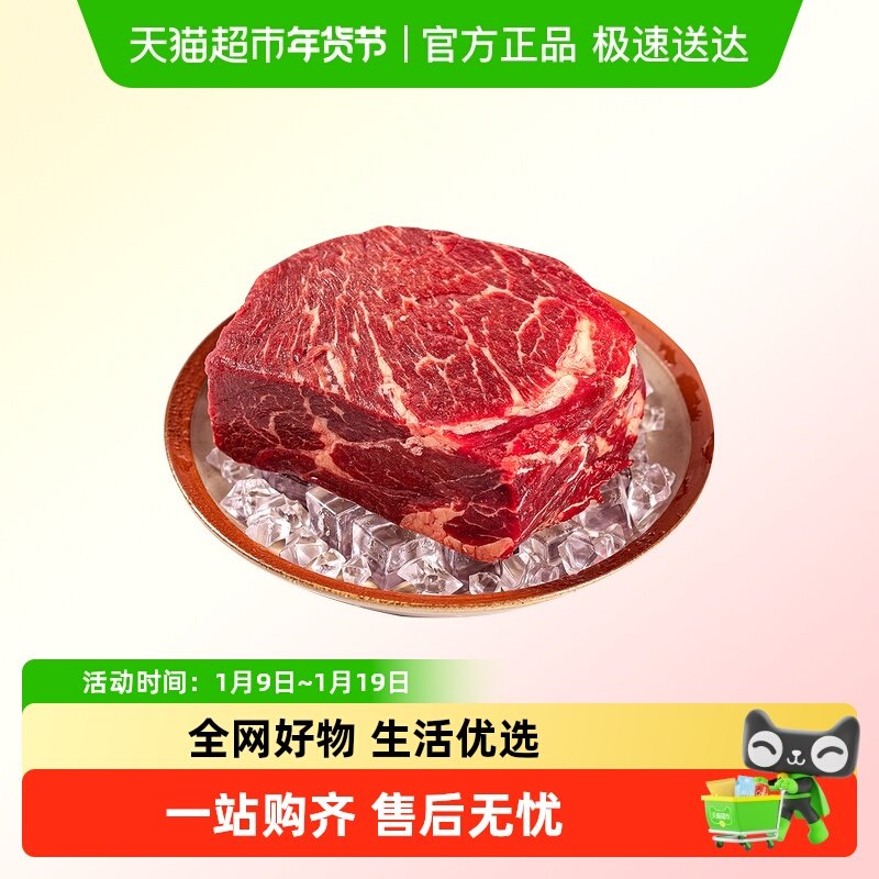 伊明食品进口清真原切牛肉牛瘦肉冷冻袋装零注水草饲散养牛肉