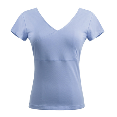 舞蹈服女练功服前交叉跳舞上衣