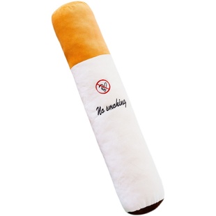 创意香烟抱枕儿童毛绒玩具长条圆柱床上陪睡娃娃女生生日礼物公仔