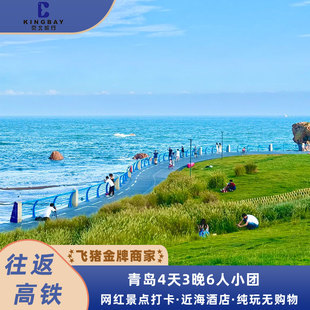 含往返高铁票丨青岛4日3晚6人小团+升级5钻酒店+纯玩无购物