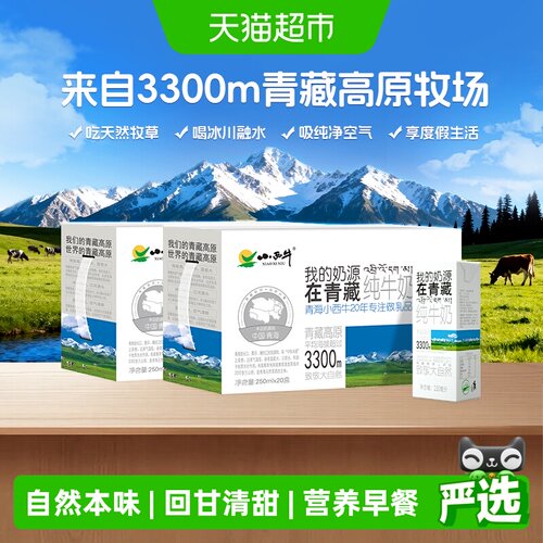 小西牛青藏奶源纯牛奶不腥不腻