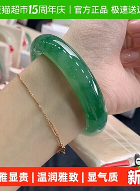 慕公子高端满绿翡翠玉手镯