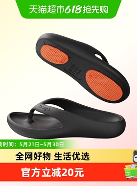 kenroll科柔户外防滑拖鞋 厚底夹脚人字拖鞋男士外穿沙滩夏季K449
