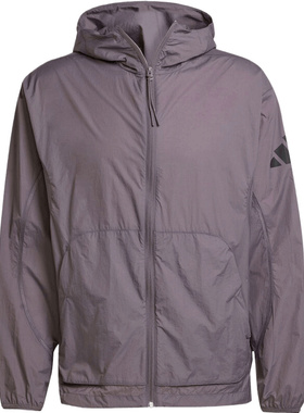 【自营】adidas阿迪达斯男子M CE Q2 WB UPF梭织运动外套JF3292