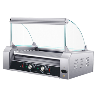 乐创商用电热烤肠机小型台式全自动网红脆皮烤香肠热狗机器摆摊